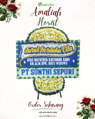 Papan Bunga Duka di Cihanjuang