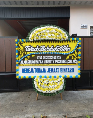 Papan Bunga Duka di Cihanjuang